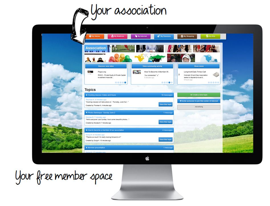 Your association on Hakisa - your free member space