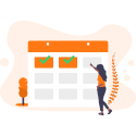 Hakisa extension business apps and software Icon calendar check by Undraw